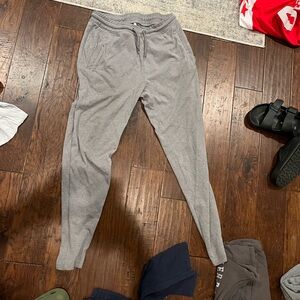 Alphalete Gray Sweatpants with Tapered Fit